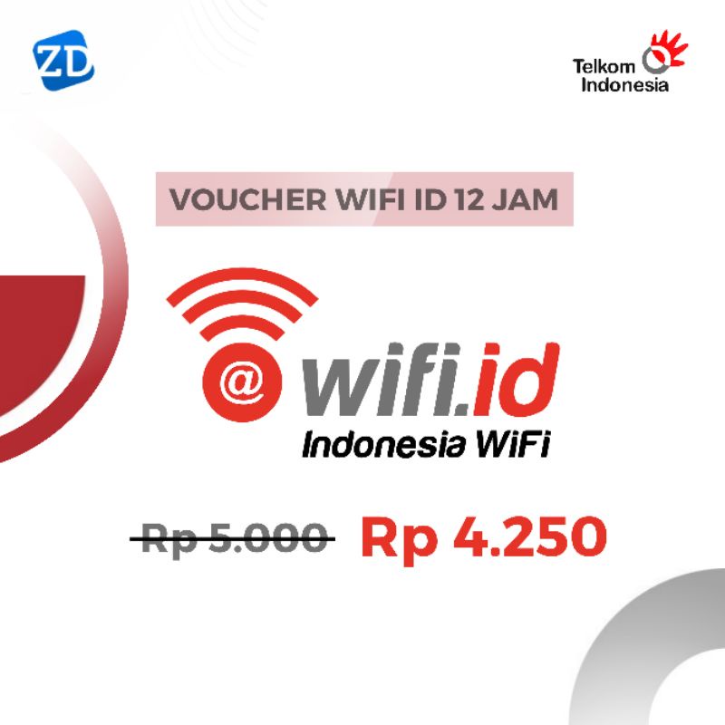 Voucher WIFI ID Reguler 12 Jam