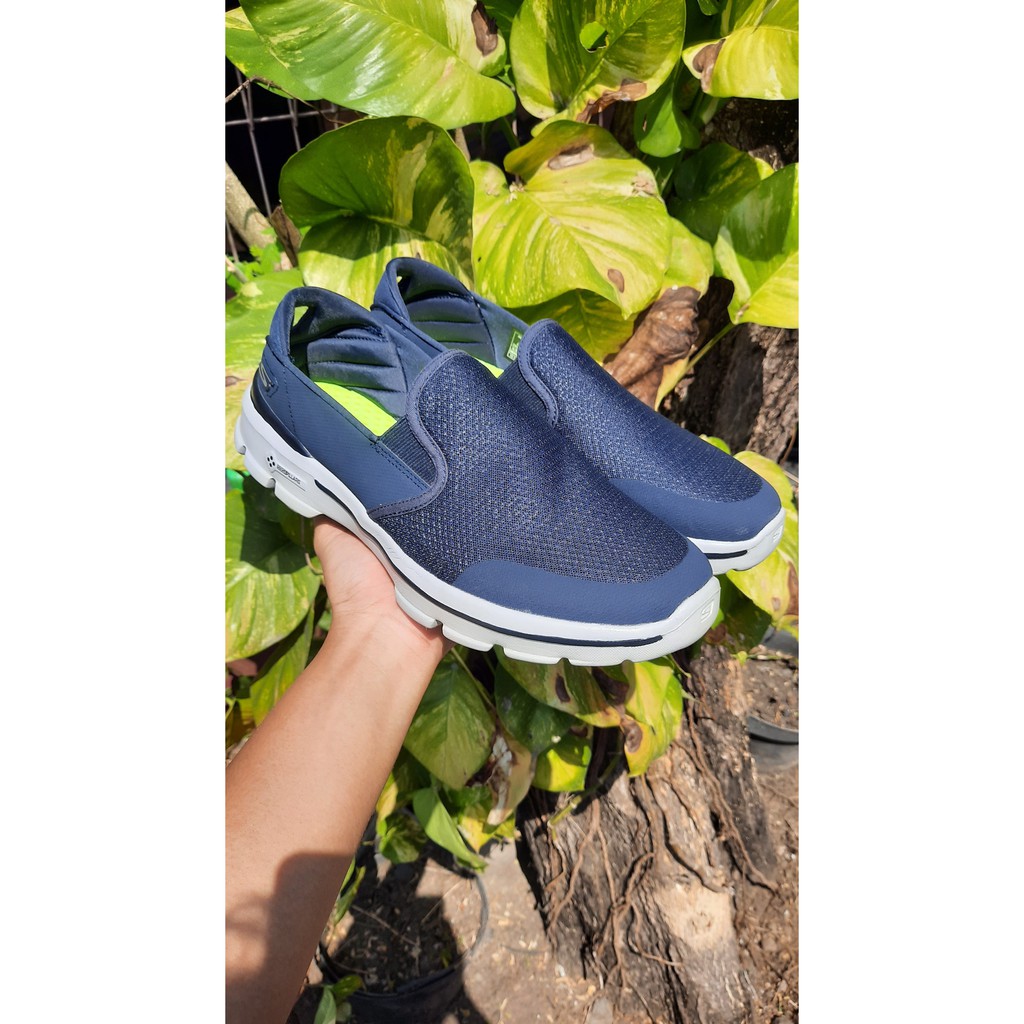 Sepatu Skechers Go Walk 3 Charge Navy Grey Original Murah
