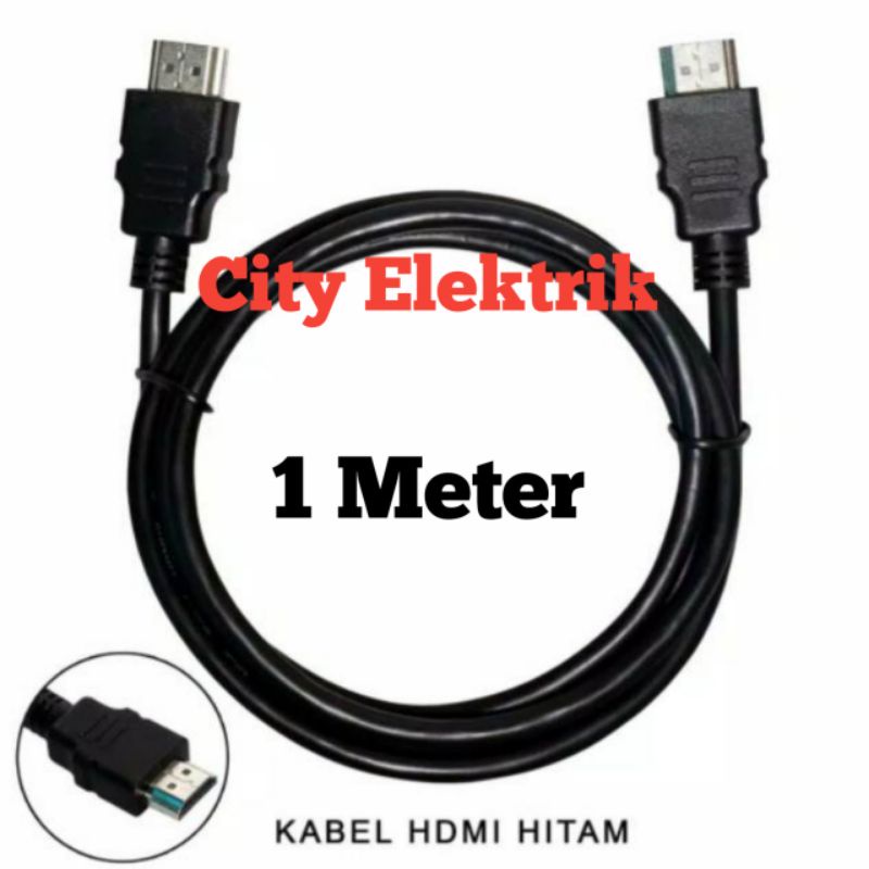 Kabel HDMI Full HD 1 Meter / Kabel HDMI To HDMI 1 Meter