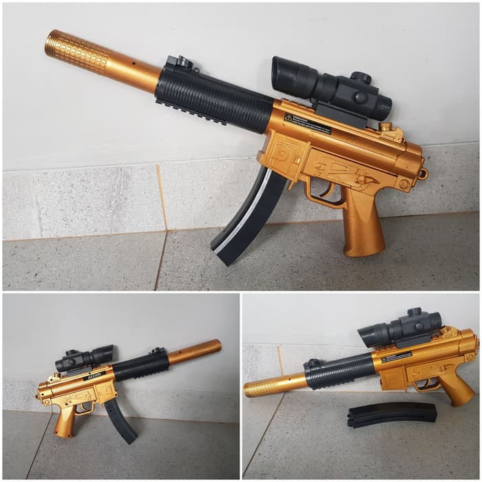 Mainan pistol laser azzuri edukatif anak