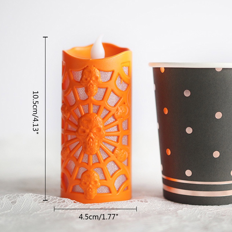 Lilin Led Tema Halloween Untuk Dekorasi Rumah Hantu