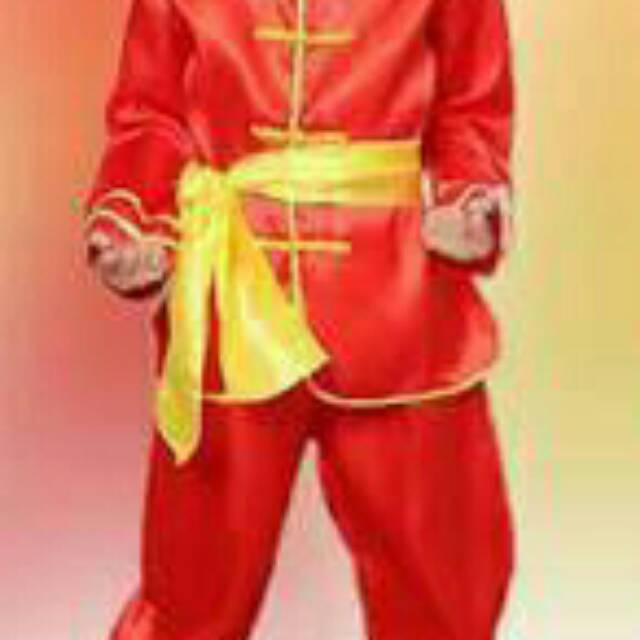 Kostum Kungfu Kancing Tujuh