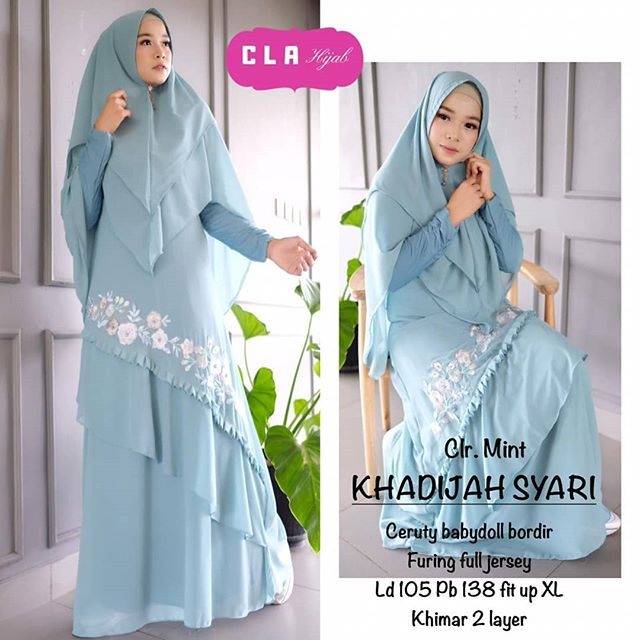gamis syari Khadijah