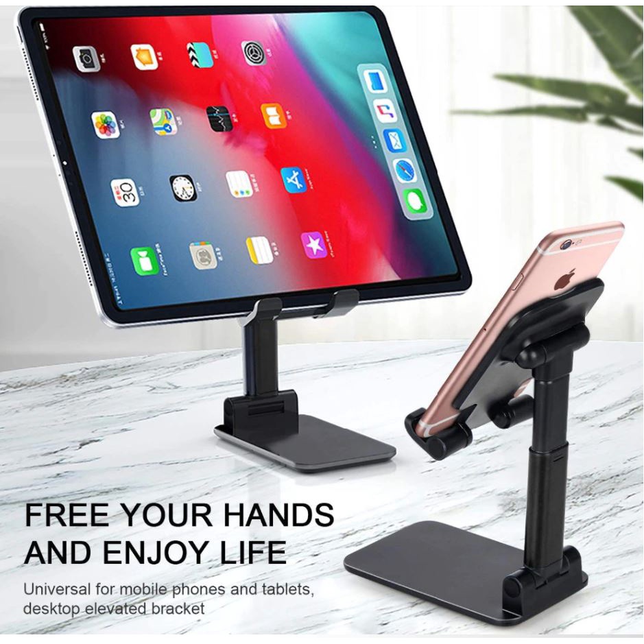 Foldable Desktop Phone Holder Tablet Stand Mobile Desk holder hp Stand Hp Ipad