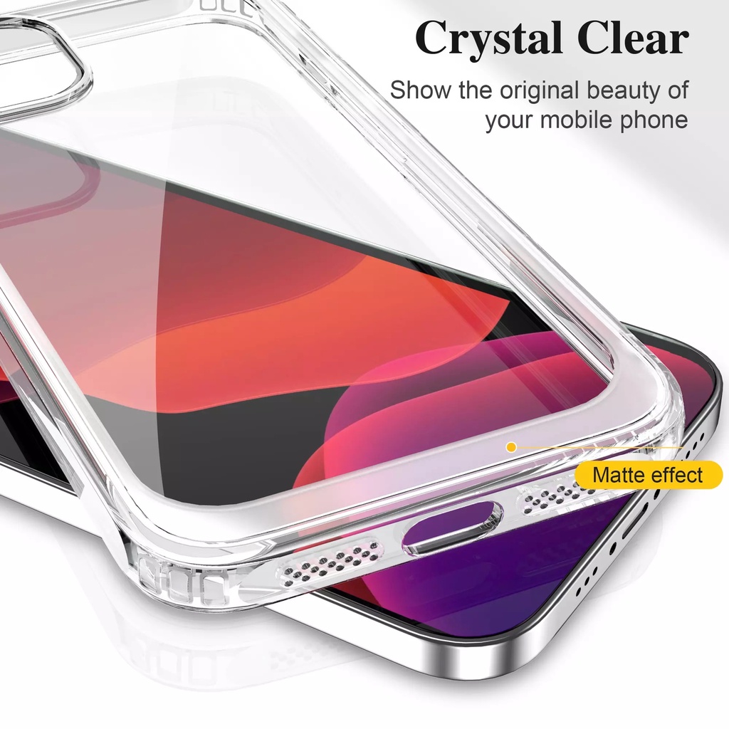 NEW !! Premium Crystal Clear Iphone Case ( Iphone 7 - 13 pro max