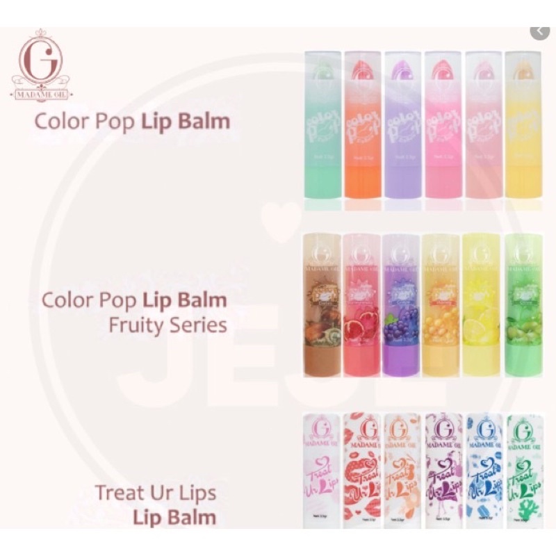 MADAME GIE TREAT UR LIPS|| COLORPOP TREAT UR LIP BALM BPOM