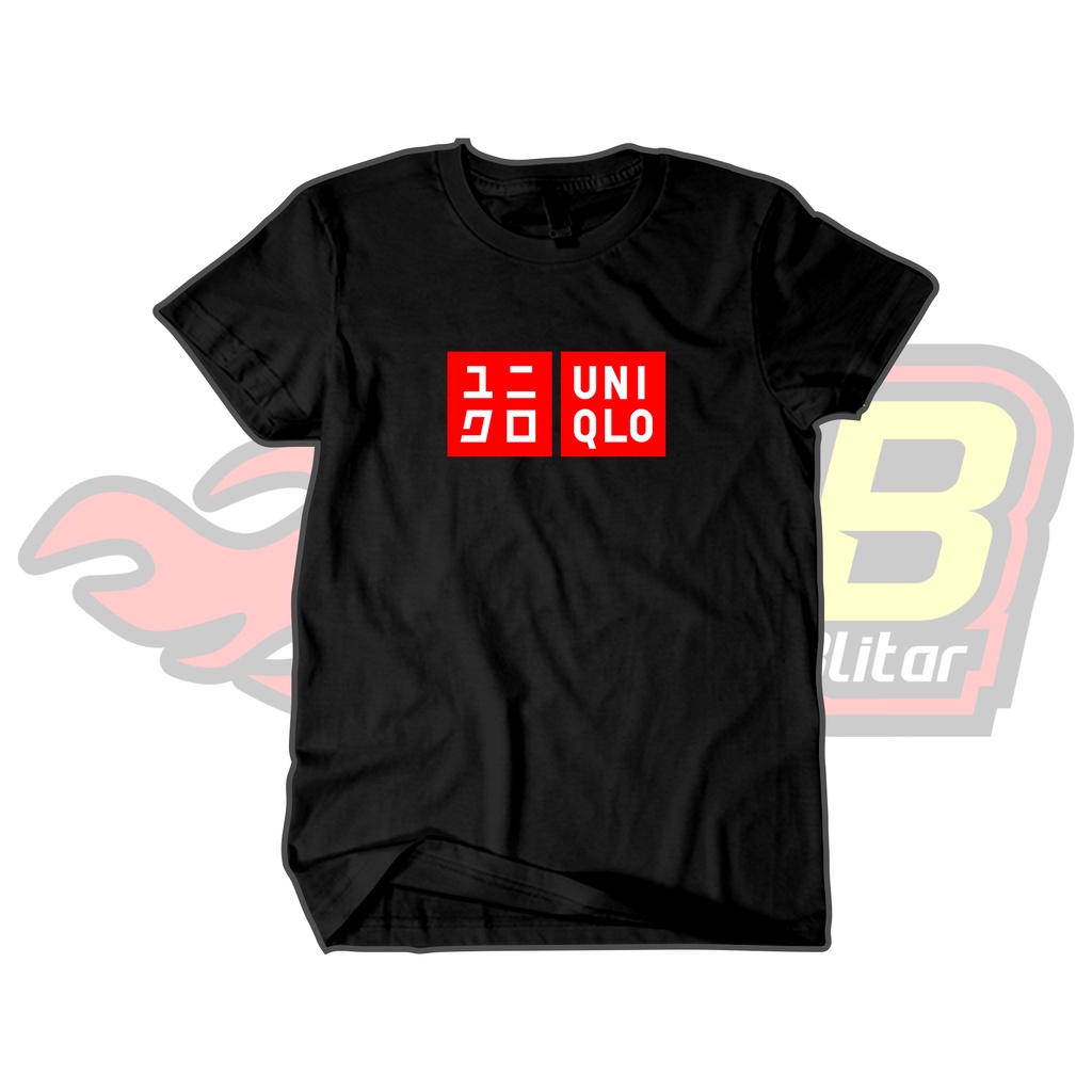 Kaos Distro Pria Katun Uniqlo