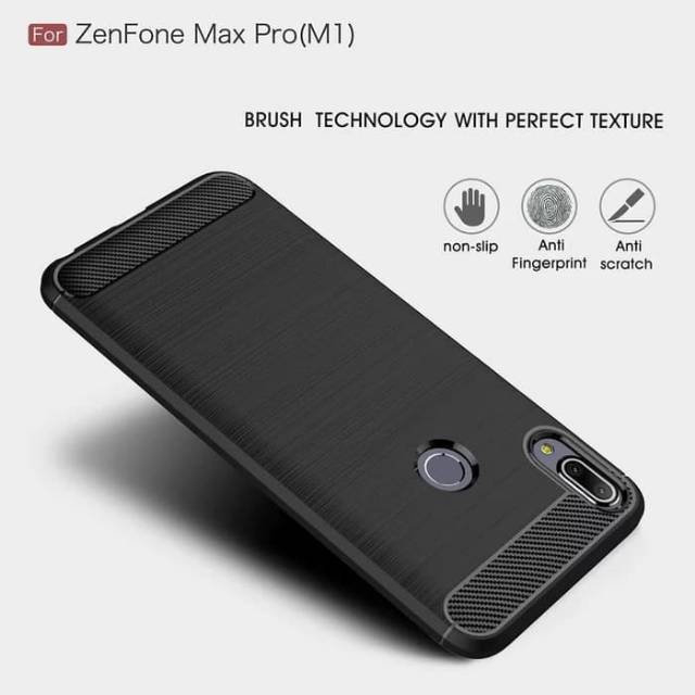 SOFTCASE ZENFONE MAX PRO M1 - SLIM FIT CARBON ASUS ZENFONE MAX PRO M1 ASUS ZB601KL ZB602KL