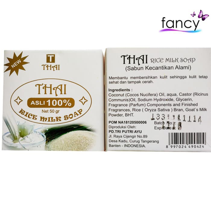 

Sabun Beras Thai BPOM