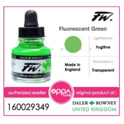 

Cat Aklirik Daler Rowney FW Ink 29.5 ML Fluorescent Green 160029349