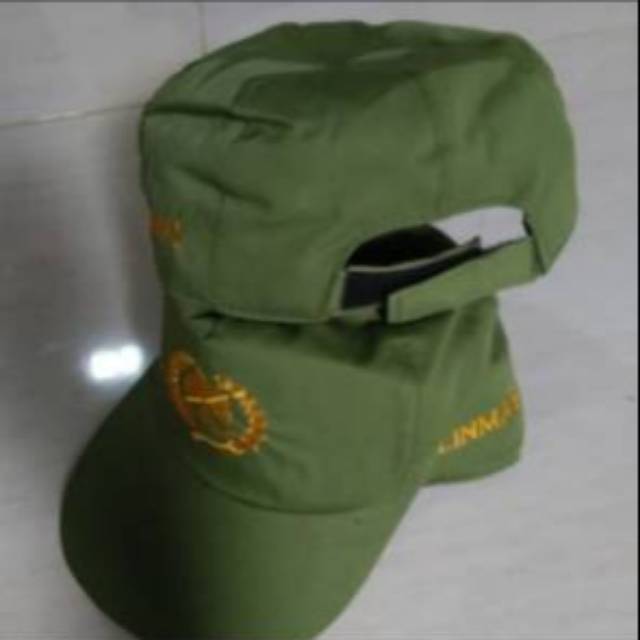 Topi linmas standart linmas bordir/Topi Hansip