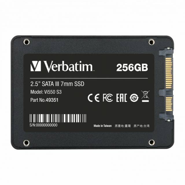 SSD VERBATIM 2.5  128GB 256GB DAN 512GB VI550 S3