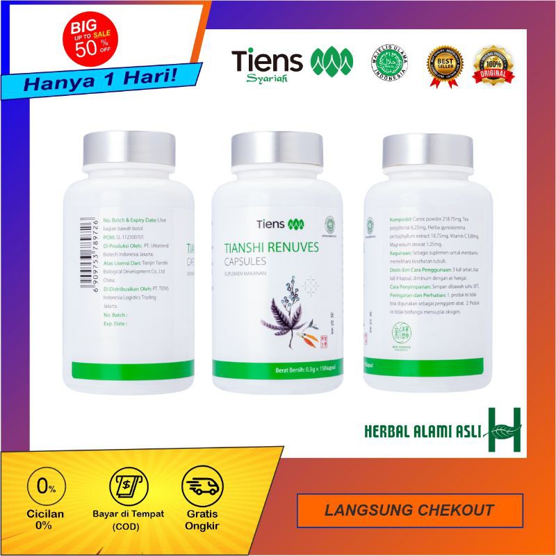TIANSHI RENUVES / SUPLEMEN KESEHATAN MATA / SUPLEMEN KESEHATAN