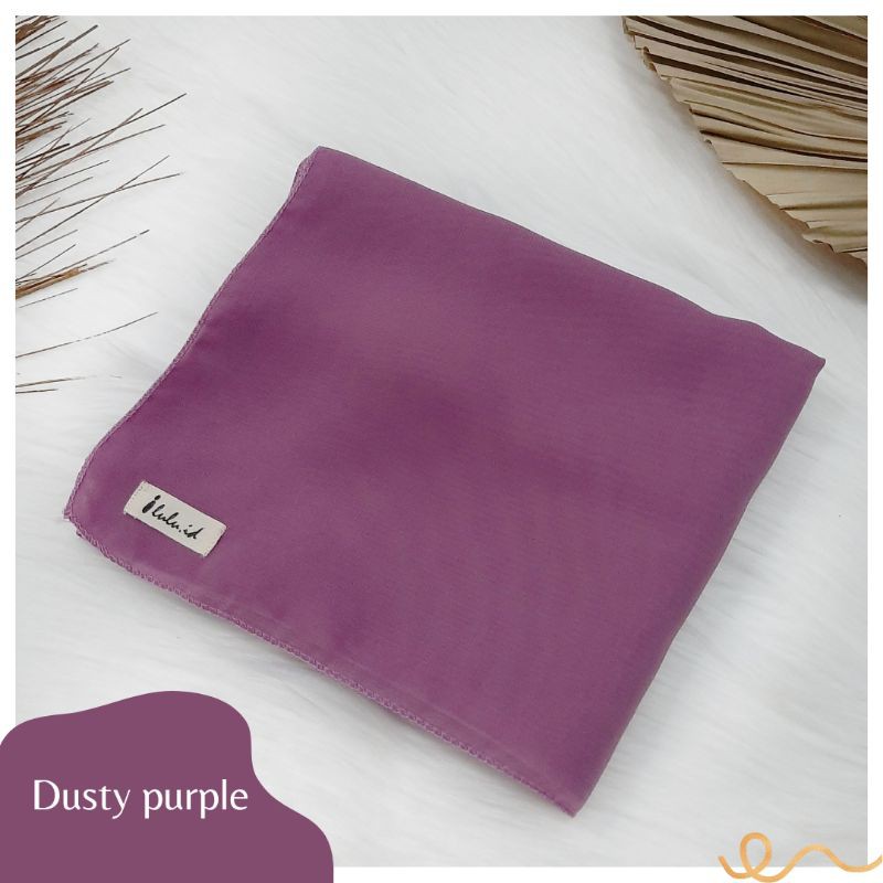Hijab/kerudung/hijab segi empat/dusty purple