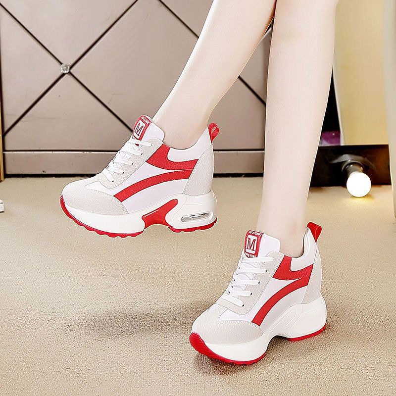 littlekiddoss Sepatu Sneakers Wanita Import Sepatu Kets Tinggi SD2111