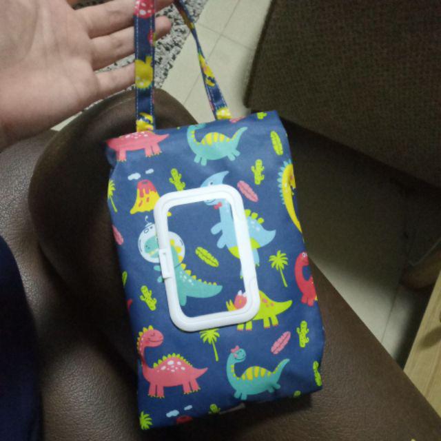 Pouch Tissue Kekinian 2 In 1 - Cute Dino