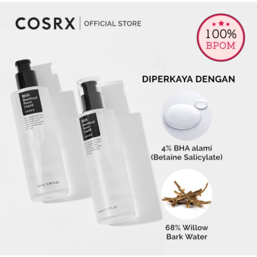 ☘️Yuri Kosmetik☘️ COSRX BHA Blackhead Power Liquid 100mL