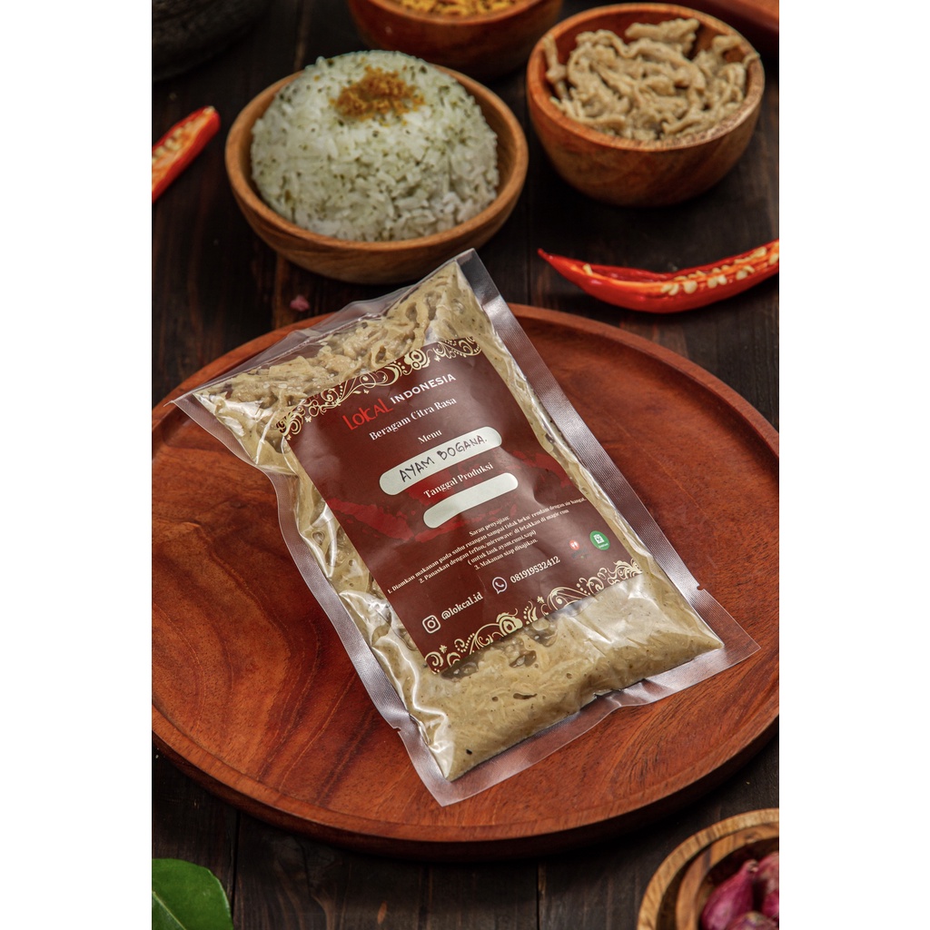 

Ayam Bogana/Lauk Kemasan Bogana/Bogana/Bogana Siap Saji (NO MSG)-250GR