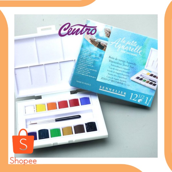 

Dijual Sennelier Aquarelle Watercolor Set 12 Watercolour Pocket 12 Warna 18t Diskon