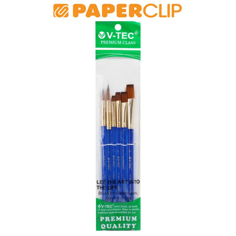 

KUAS LUKIS V-TEC VT-003K SET 6