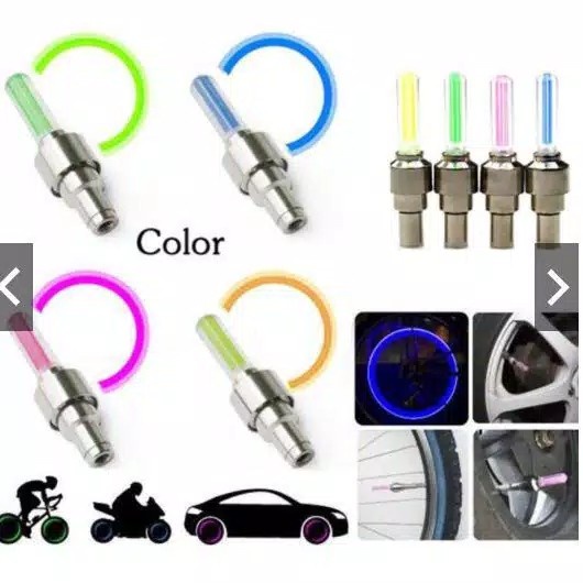 TUTUP PENTIL LED BAN MOTOR LED BAN SEPEDA LED BAN MOBIL CAR TIRE NEON WHEEL LED MOBIL