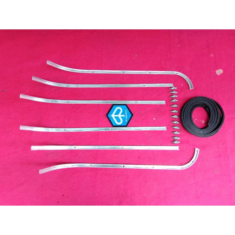triplang vespa lis dek vespa super sprint set