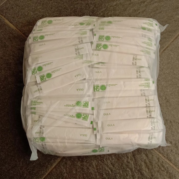 

GULA PASIR STICK 6 GRAM ATAU GULA PUTIH STICK 6 GRAM