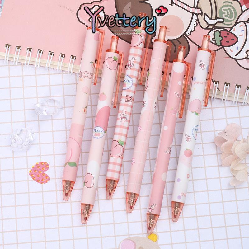 

COD❤️Pena Gel 0.5mm Pena Bolpoin Pulpen Bulpen Cetek Gel Cair Tip Siswa Pola Persik Gadis Lucu Jenis Pers Menulis Halus Alat Tulis Sekolah Kantor Karakter yy
