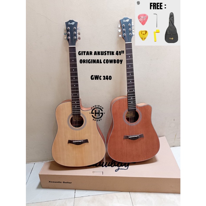 gitar cowboy akustik 41" guitar acoustic GWC 240 ORIGINAL COWBOY
