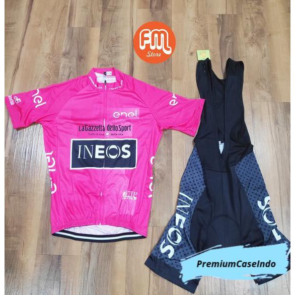 Road Bike Jersey Set Import Team Ineos Pink Baju Sepeda Rb Mtb Jalanlurussh