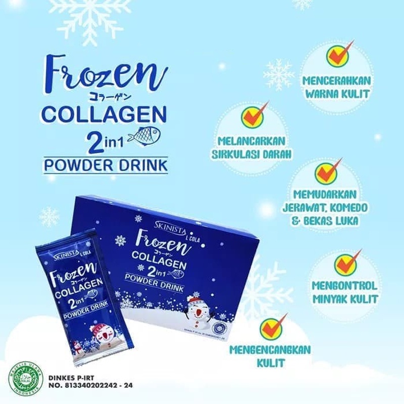 MINUMAN PEMUTIH KULIT PRIA WANITACOLLAGEN KOLAGEN COLAGEN FROZEN COLLAGEN ORIGINAL HALAL BPOM