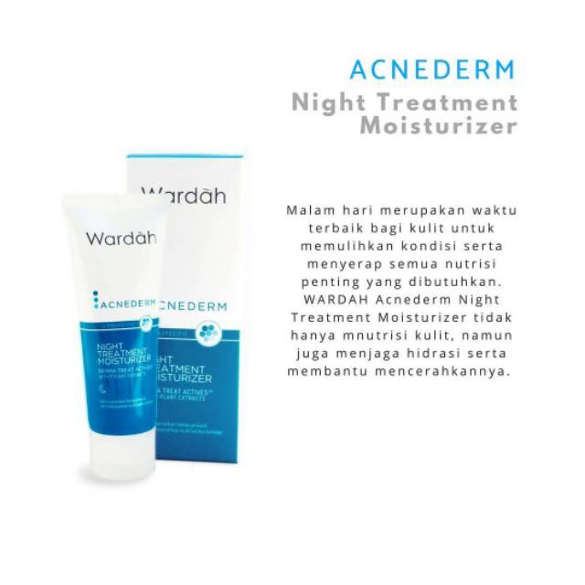 ★ BB ★ WARDAH Acnederm Night Treatment Moisturizer 100 ml