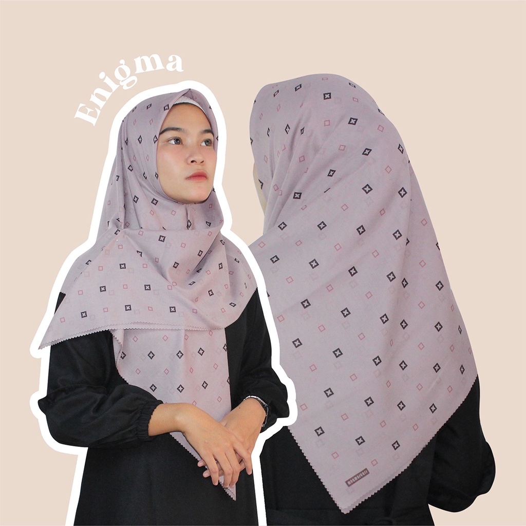 Kerudung Segi Empat 110x110 | Hijab Voal Premium | Jilbab Basic Series