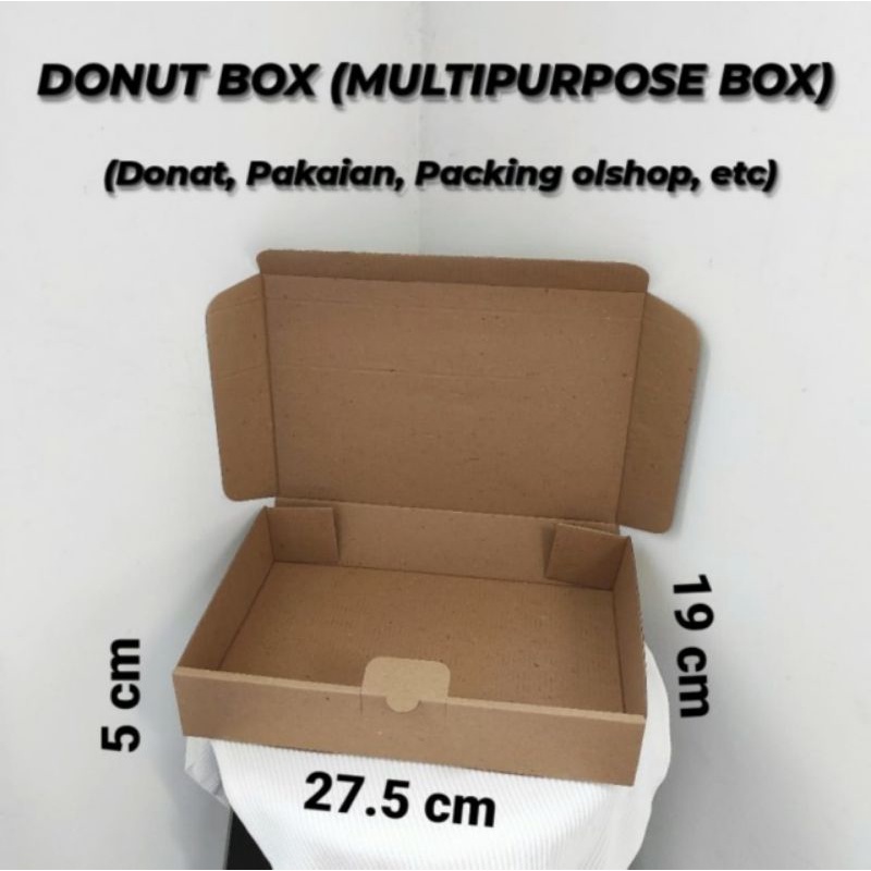 

BOX DONAT ISI 6 / KOTAK DONAT / DUS DONAT / BOX HAMPERS / BOX KADO / PACKAGING OLSHOP