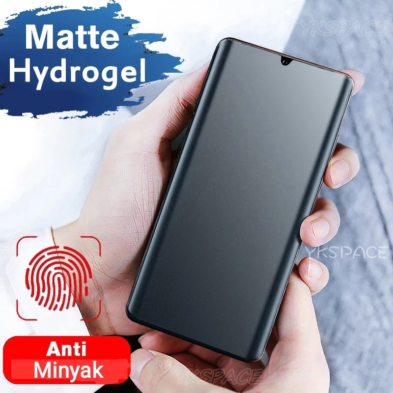 REALME 9i C21Y C25Y ANTI GORES HYDROGEL DEPAN MATTE CLEAR ANTI MINYAK DOFF GLARE SCREEN GUARD LAYAR FULL COVER PLASTIK JELL FULL COVER REALME C21Y REALME C25Y