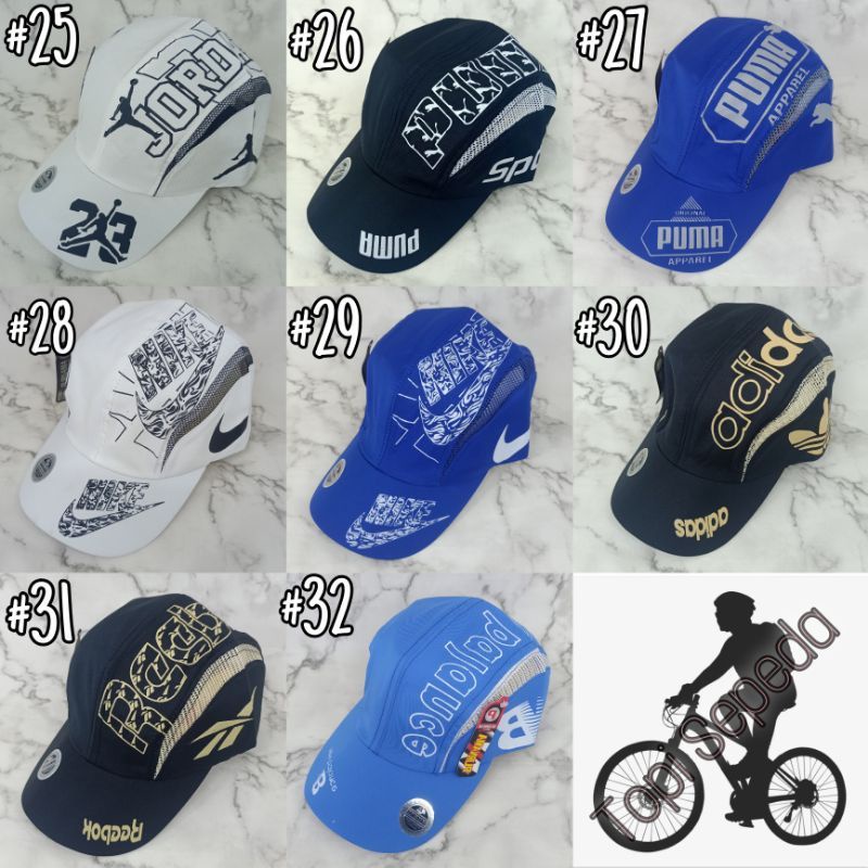 TOPI SPORT PARASUT AMPERA 13 WARNA UNISEX