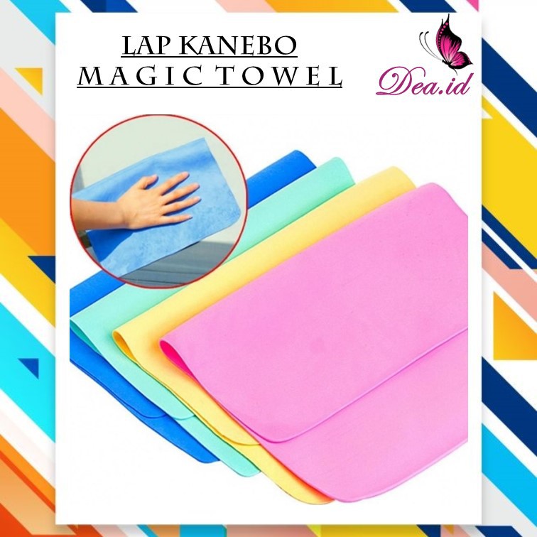 [DEASTORE] KAIN LAP CHAMOIS MAGIC TOWEL MOBIL / MOTOR - KAIN KANEBO SERAT SINTETIS HIGH QUALITY