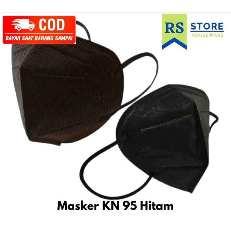 masker kn95 original medis tebal 5ply isi 50pcs korea 3m box warna warni hitam putih respirator / di