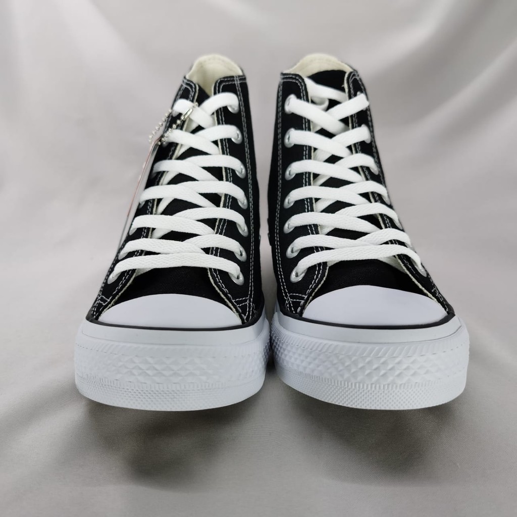 Sepatu Ventela Ethnic High Black / White