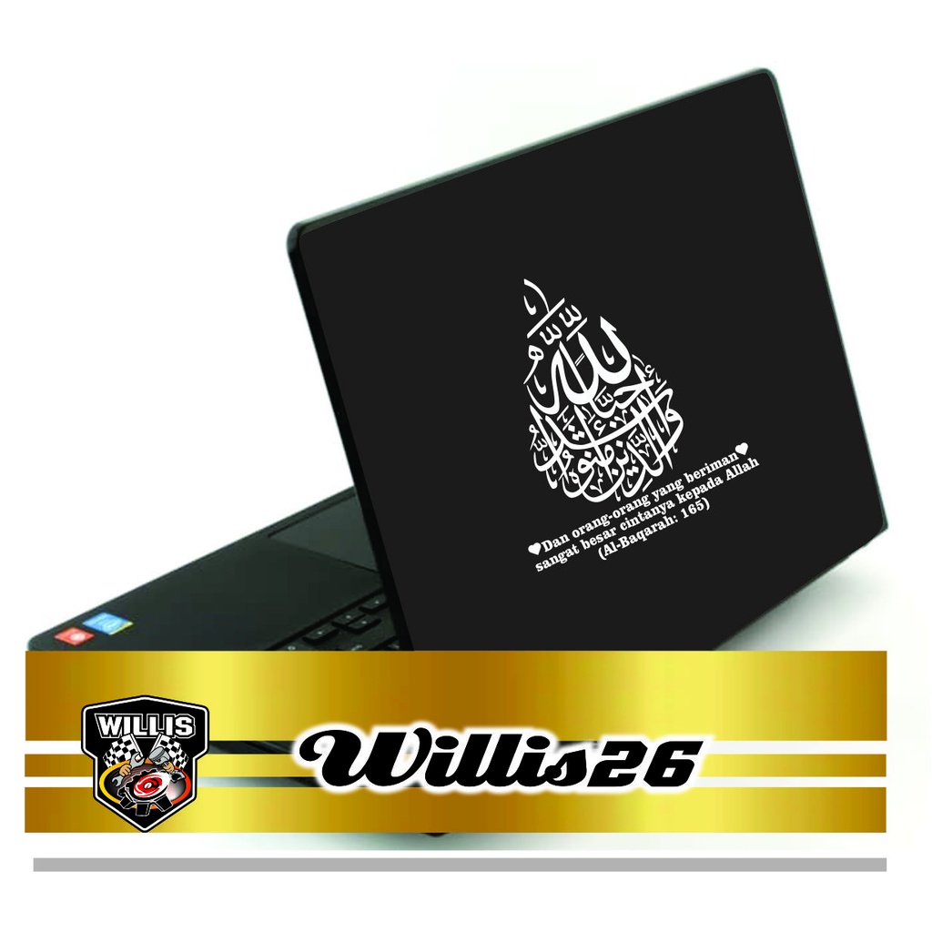 

Stiker Cutting Sticker Laptop Kaligrafi QS Albaqarah 165 Cinta Allah