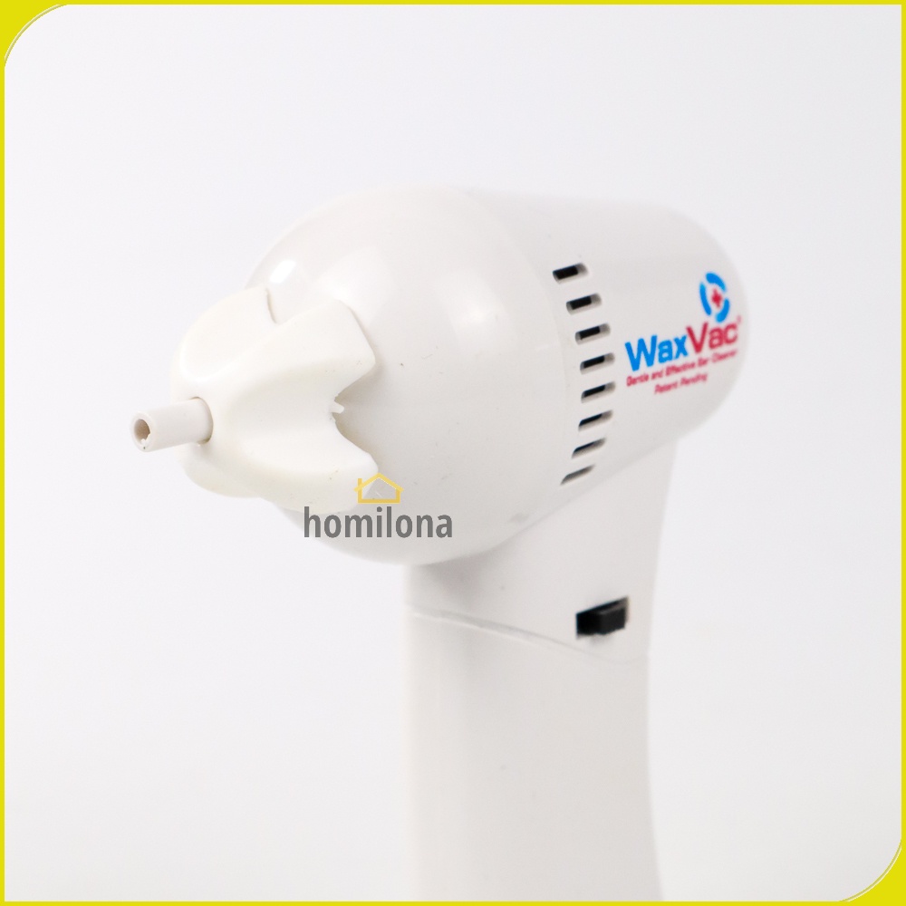 Electric Ear Wax Vacuum Pembersih Kotoran Telinga - WaxVac 682 - White