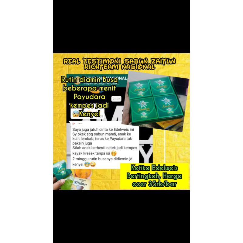 sabun edelweis