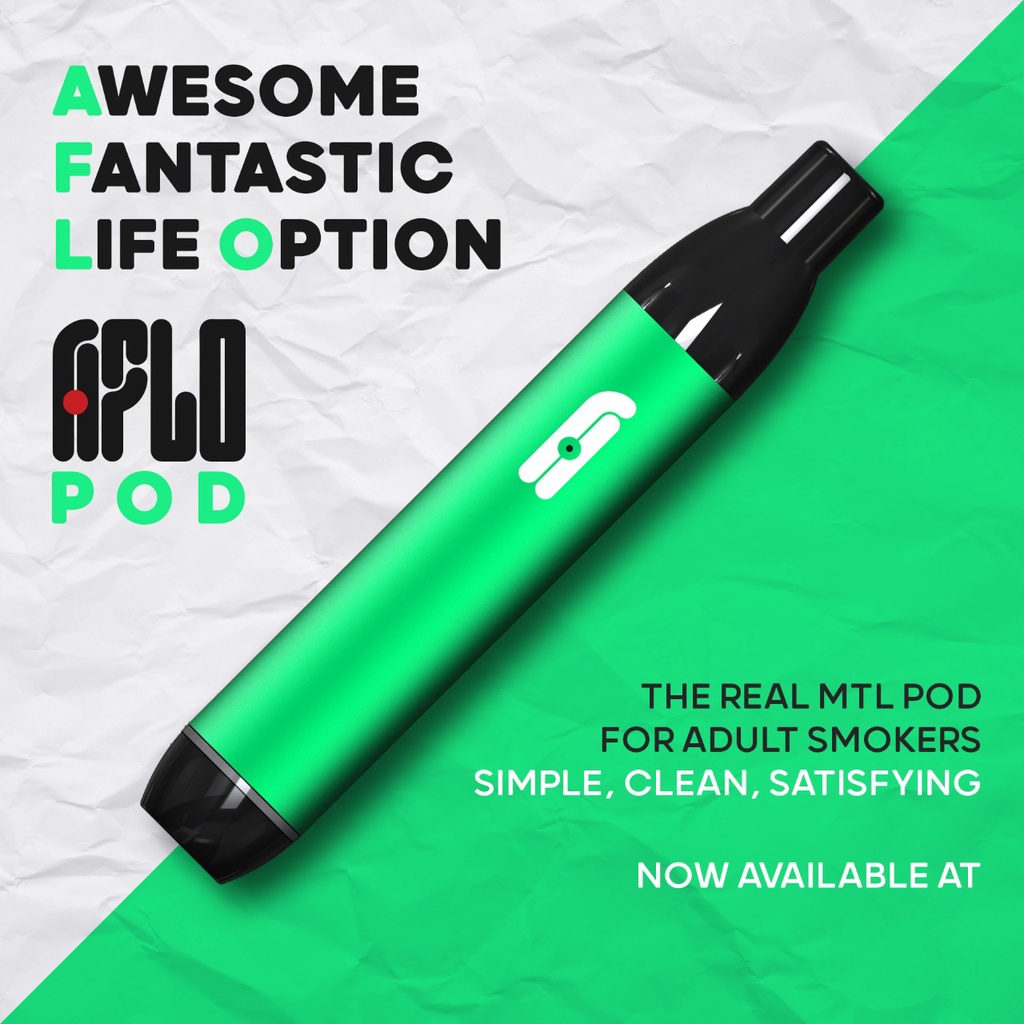 AFLO POD by MOVI VAPOR VAPE-HIJAU