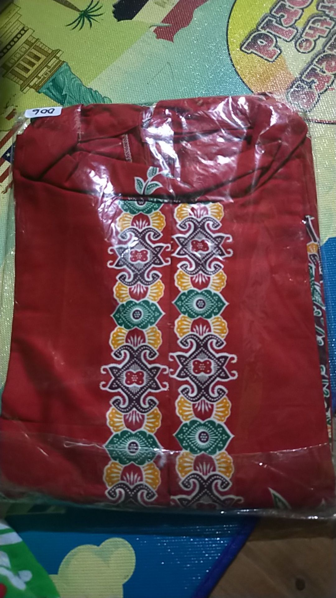 Cod Atasan Batik Tunik Cibulan Katun Fit Xl Ld 108 Red Series