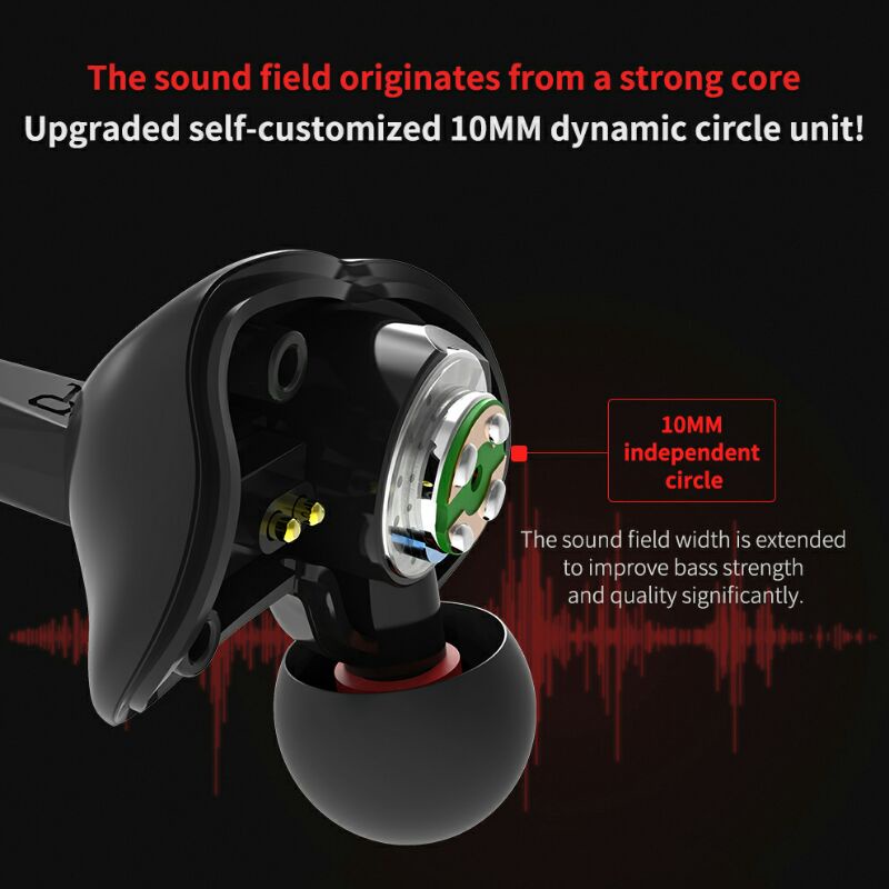 HIFI Earphone Mega Bass With Mic QKZ VK3