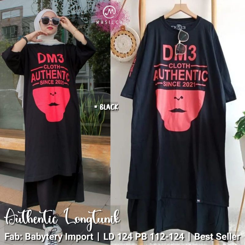 Long Tunik Wanita Terbaru Korean Import Authentic Long Tunik By Masilca Terbaru Best Seller