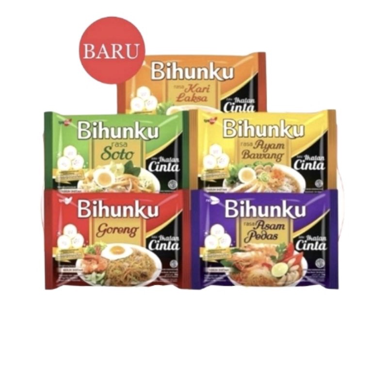 

Bihunku Bihun Instant Kuah Asam Pedas Ayam Bawang Kari Laksa Soto Goreng