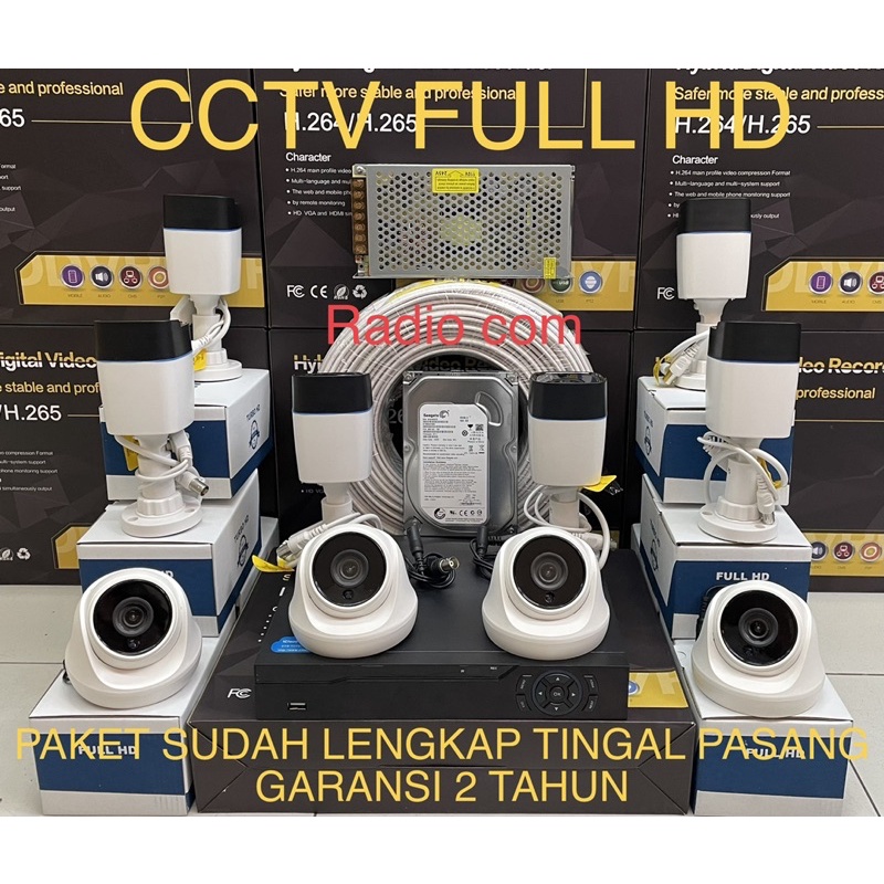 paket cctv 10 camera outdoor 5mp ir sony full hd infrared lengkap siap pasang