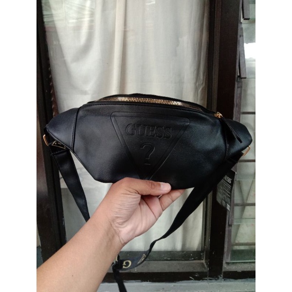 Tas Kulit Waistbag Selempang Kulit Guess New Import Termurah COD
