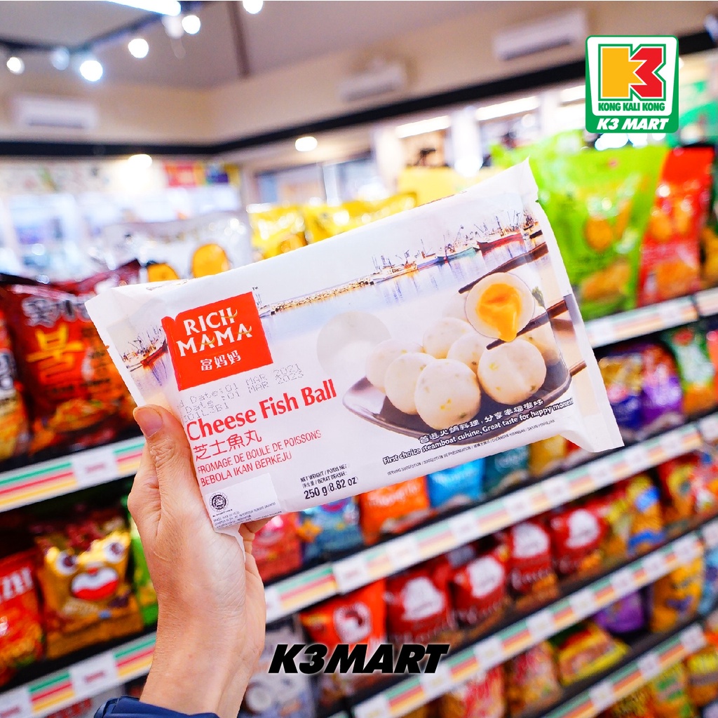

Rich Mama Cheese Fish Ball 250gr